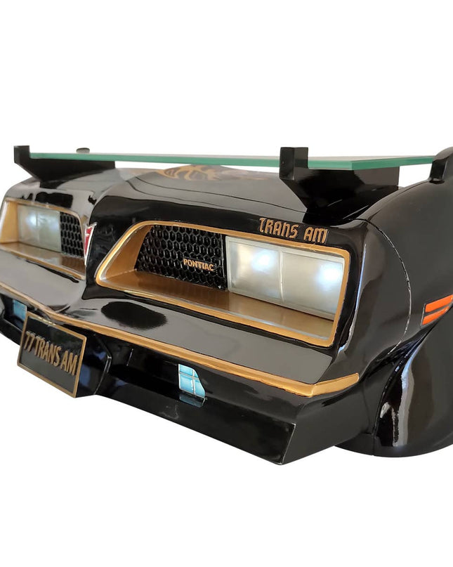 1977 Pontiac Trans Am 3D Wall Shelf With Lights, Black