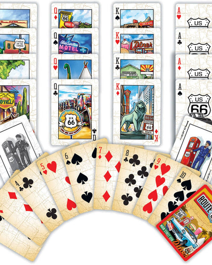 Route 66 Playing Cards