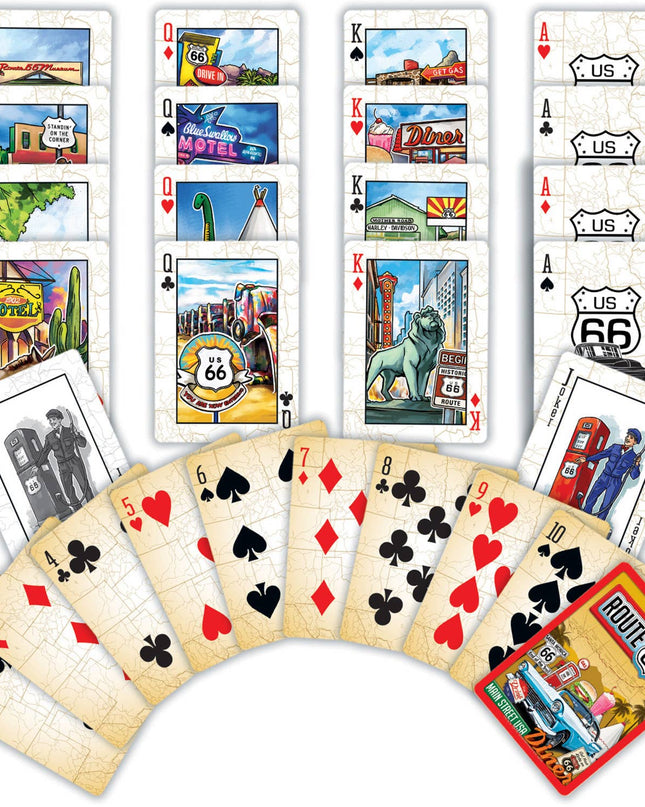 Route 66 Playing Cards