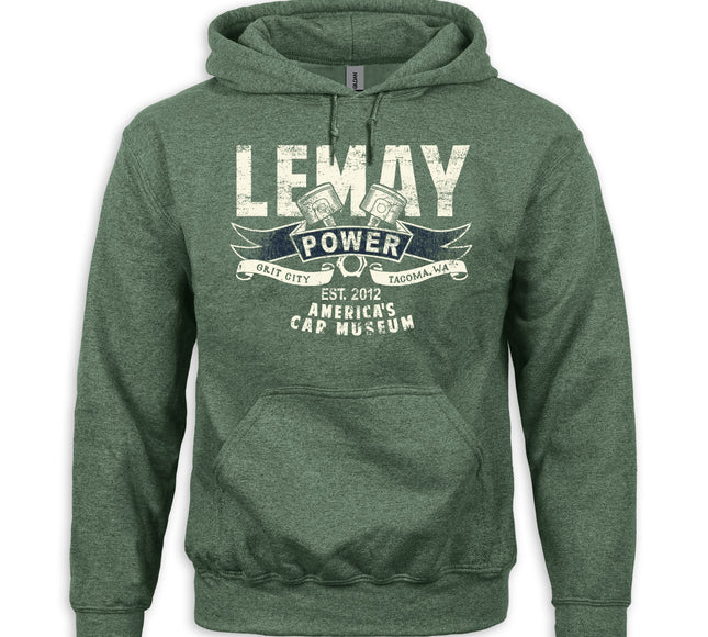 LeMay Power Mechanism Hoodie Green