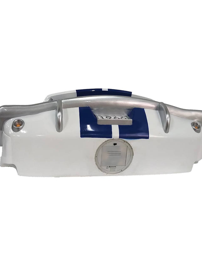 1966 Shelby GT350 Wall Shelf with Lights, White & Blue