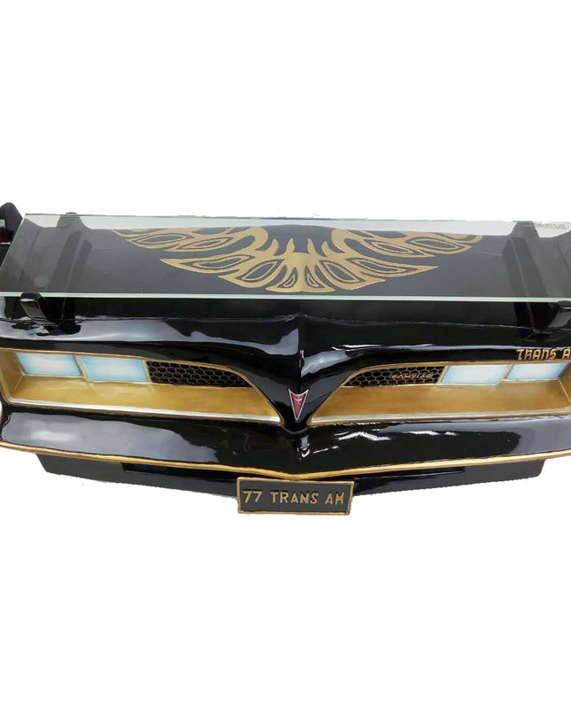 1977 Pontiac Trans Am 3D Wall Shelf With Lights, Black