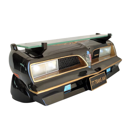 1977 Pontiac Trans Am 3D Wall Shelf With Lights, Black