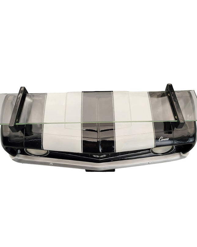 1969 Camaro SS Wall Shelf with Lights, Black and White