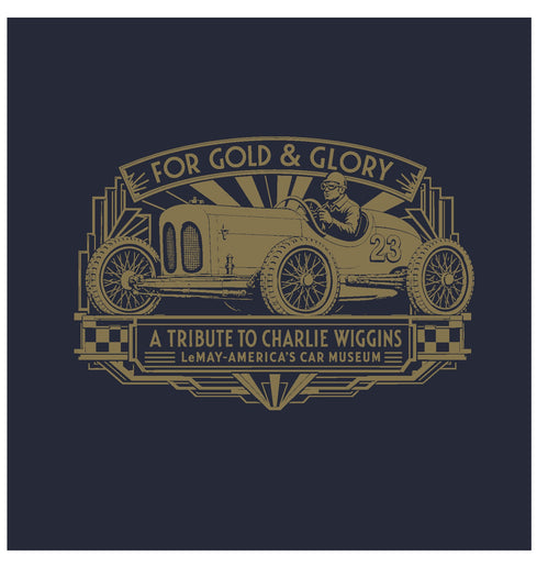 Gold & Glory Tshirt Navy