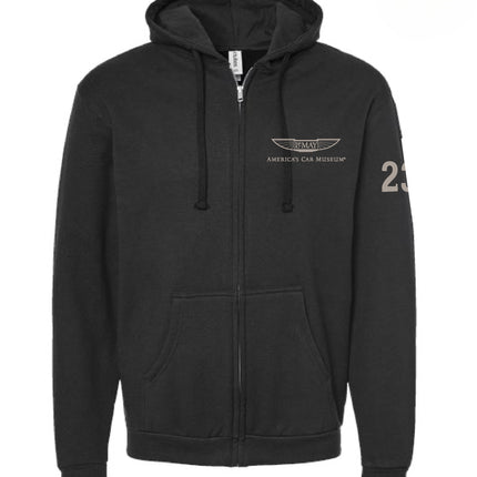 Gold & Glory Zip Up Hoodie Black