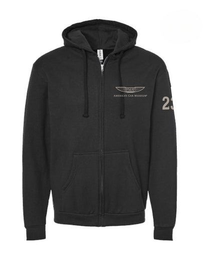 Gold & Glory Zip Up Hoodie Black