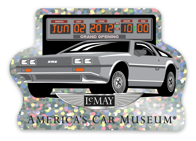 10yr Grey Met Sticker