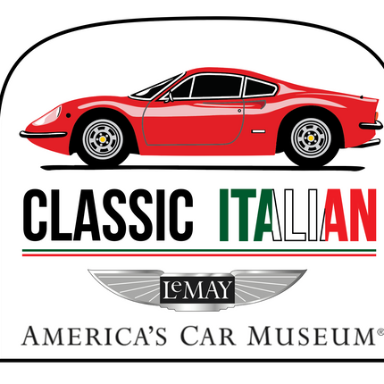 Classic Italian Car Sticker