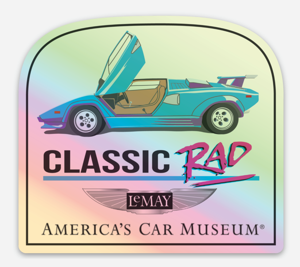 Classic Rad Sticker – LeMay America's Car Museum Store