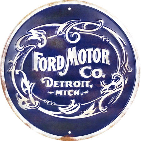 Sign - Ford Motor Company Retro