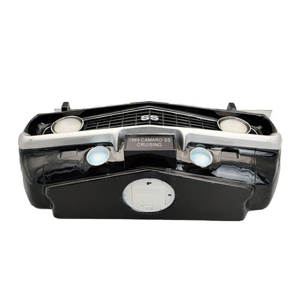 1969 Camaro SS Wall Shelf with Lights, Black and White