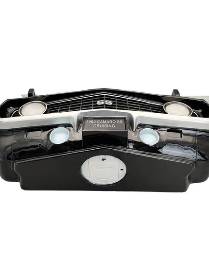 1969 Camaro SS Wall Shelf with Lights, Black and White