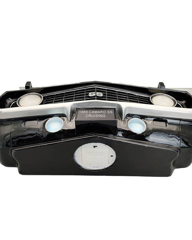 1969 Camaro SS Wall Shelf with Lights, Black and White