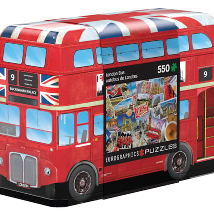 London Bus puzzle tin