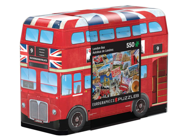 London Bus puzzle tin