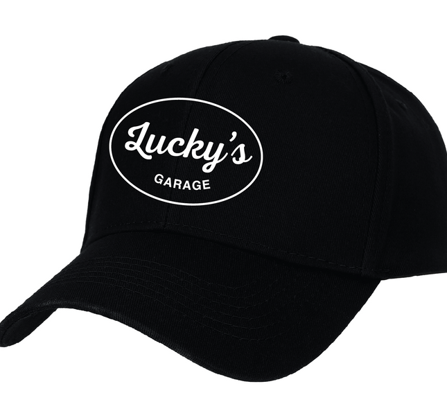 Luckys Garage Black Cap