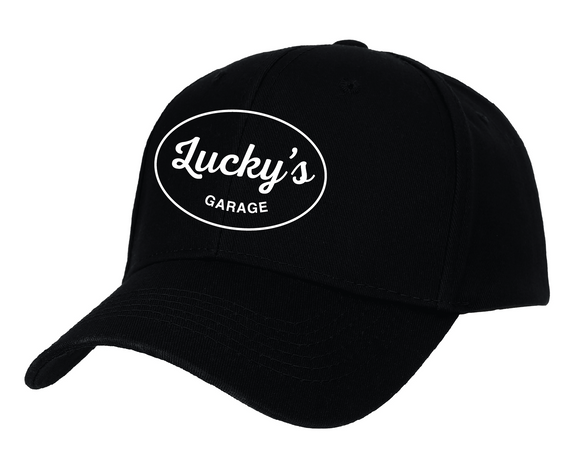 Luckys Garage Black Cap