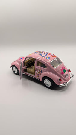 67 All-Pink VW Bug diecast pb
